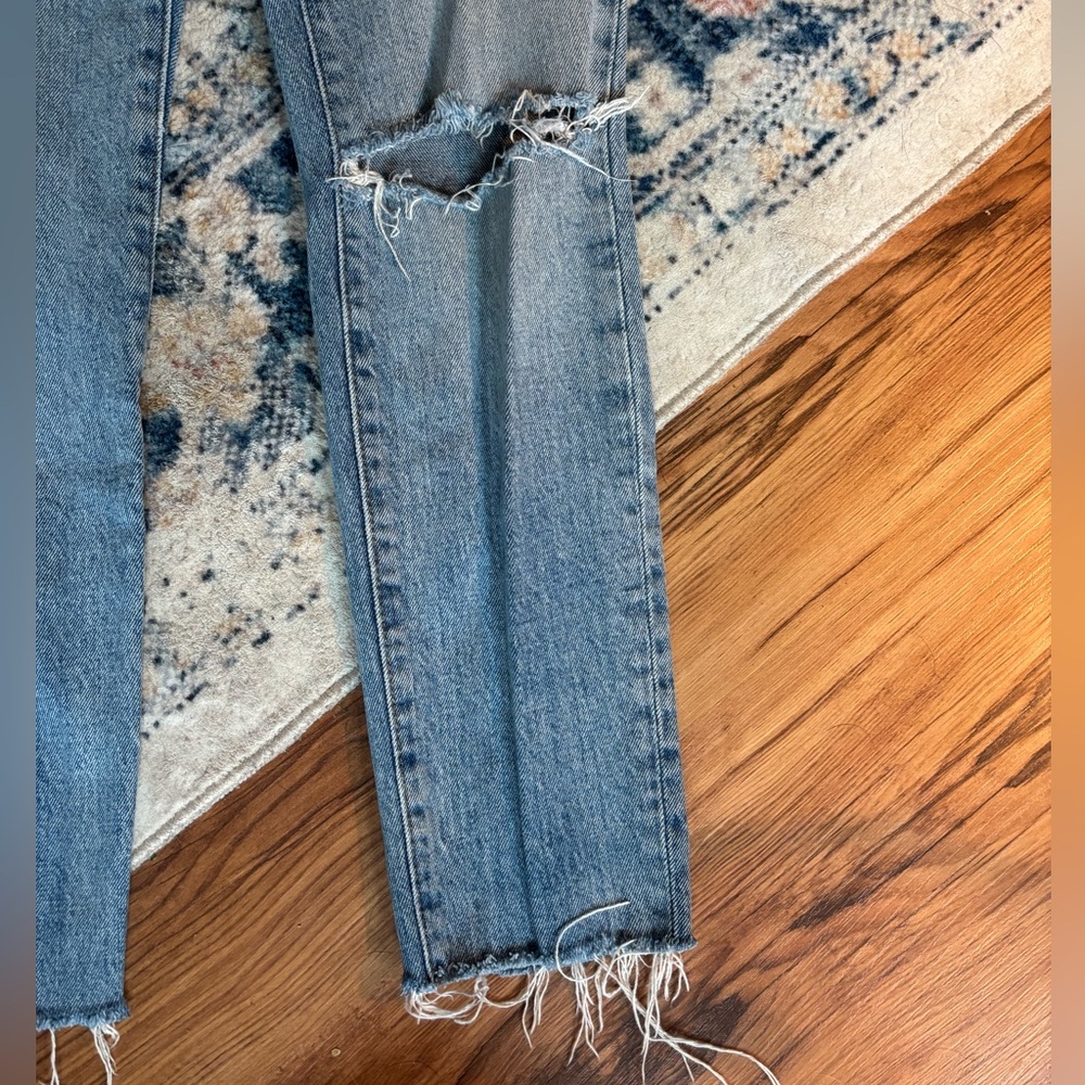 Free People Distressed Jeans - Picture 2 of 6